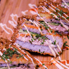 Sandwich Onigiri frits